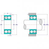 Double Row Angular Contact Ball Bearing 5208ANRC3